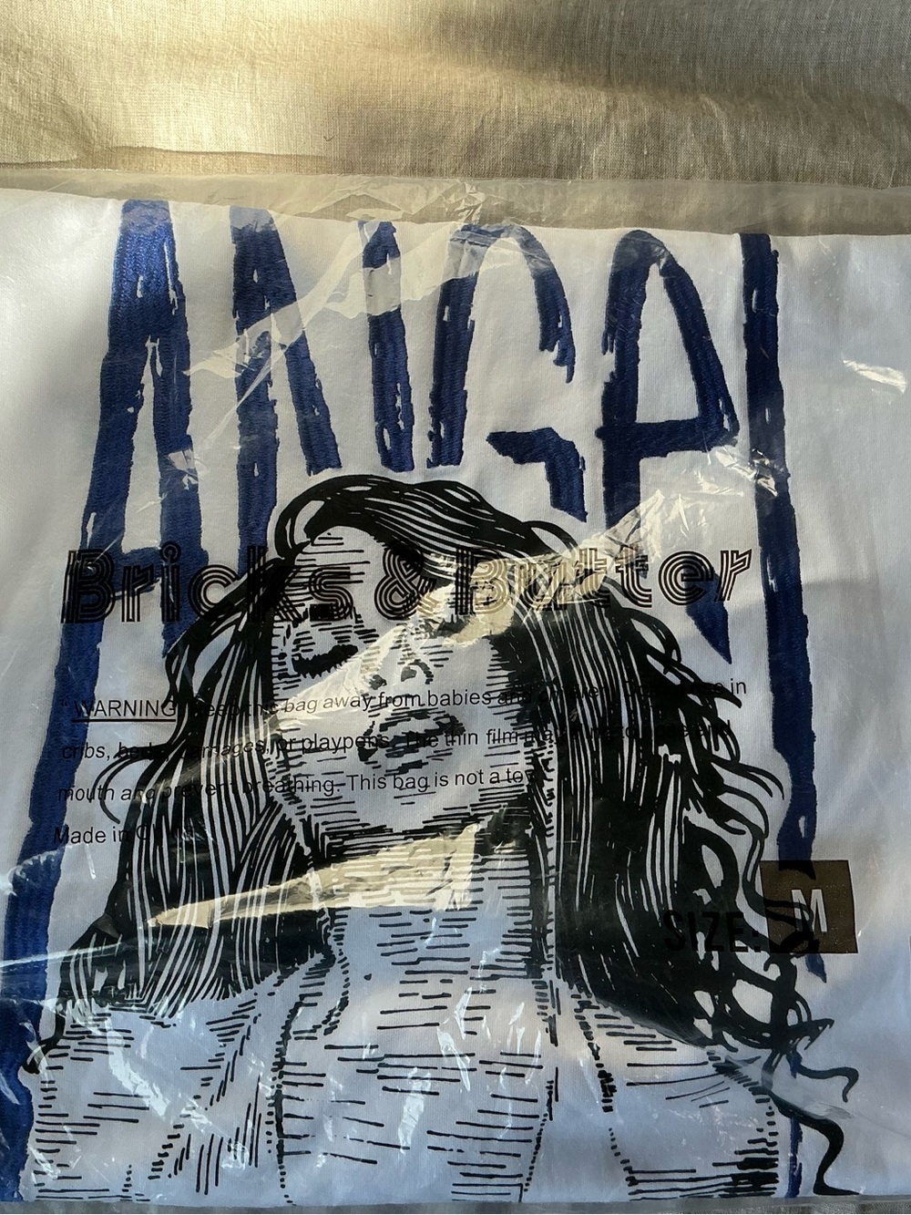 NWT Bricks and Butter Aaliyah Angel Hoodie Medium White